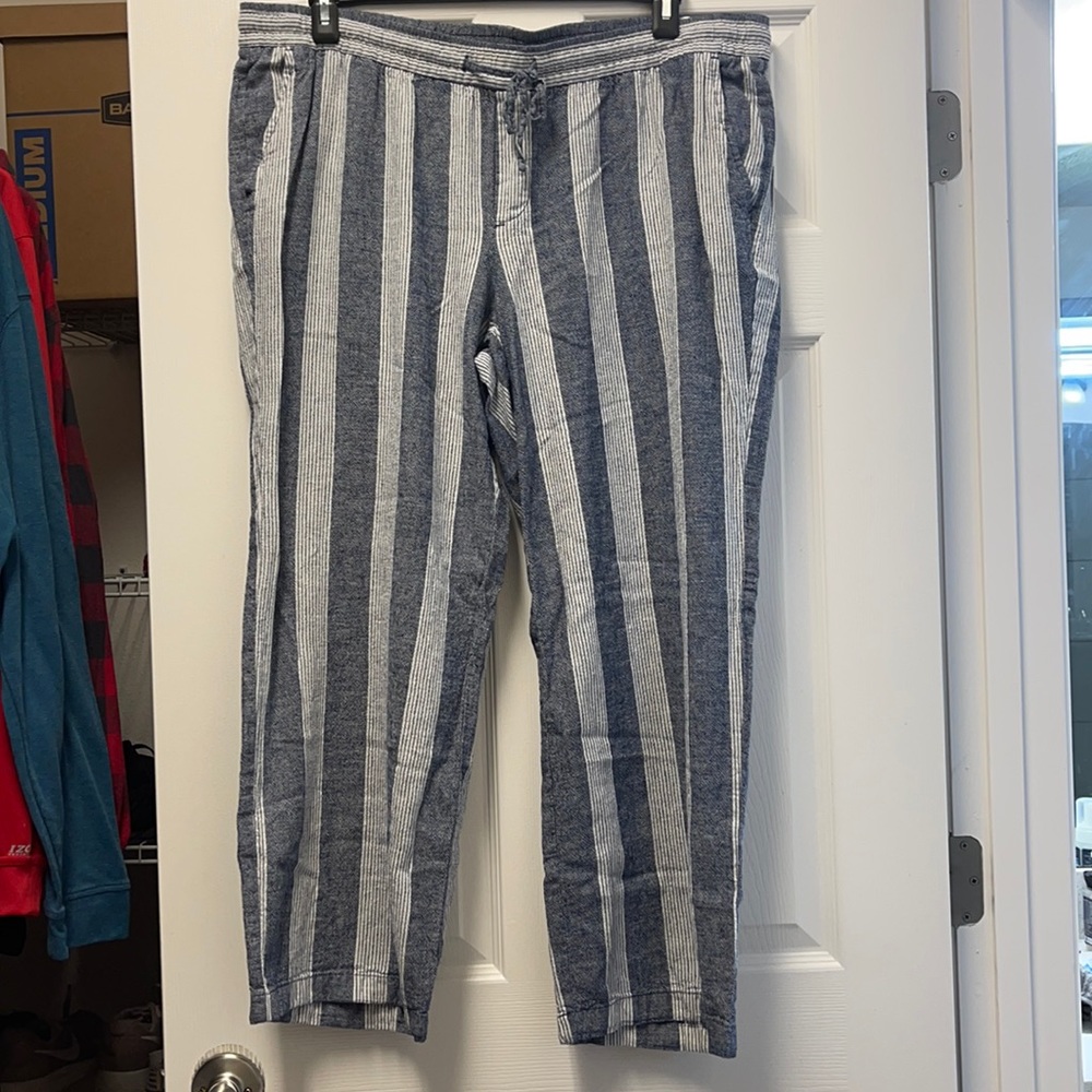 Old Navy Linen Wide Leg Pants